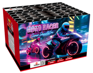 Moto Racer (30MM 60 Shots Multi Shape Cake)