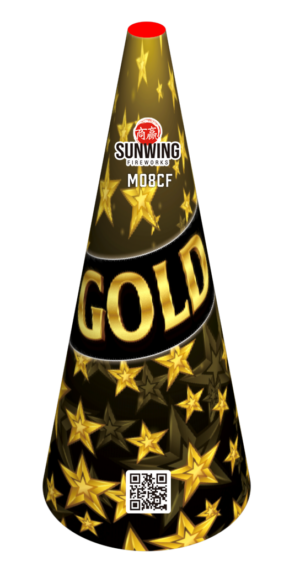 Gold 8" Conic Fountain