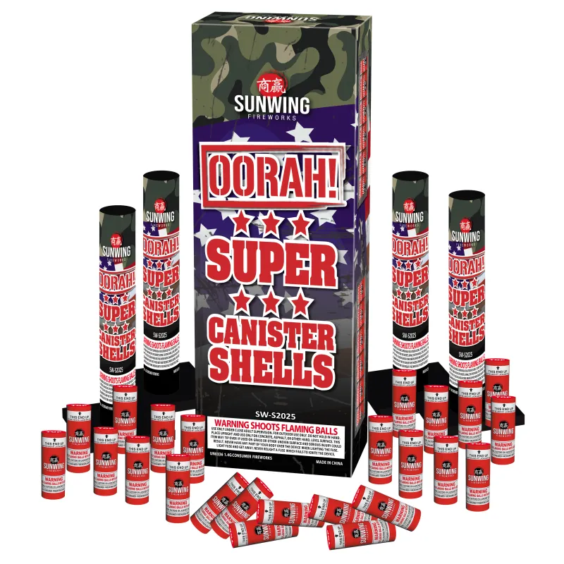 OORAH! SUPER CANISTER SHELLS